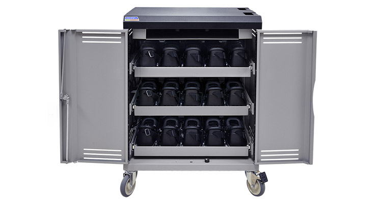 Holds 24 All-in-one headsets Copernicus Virtual Reality VR Storage Cart 