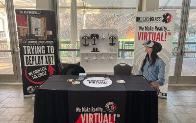 Looking Glass XR’s Booth at the 6th Annual Virtual Reality and Healthcare Global Symposium, the IVRHA Conference, in Nashville, TN